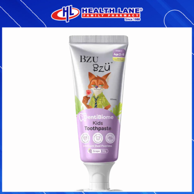 BZU BZU DENTIBIOME KIDS TOOTHPASTE (STAGE 2 - GRAPE) 